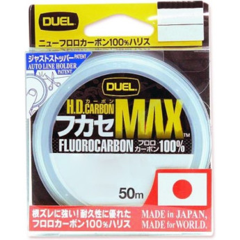 Леска YO-ZURI DUEL HARDCORE POWERLEADER FC 50м 16lb 0.330мм 7кг