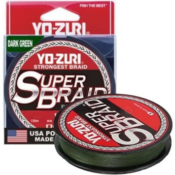 Шнур плетеный YO-ZURI PE SUPERBRAID 0,28мм, 274 м Green